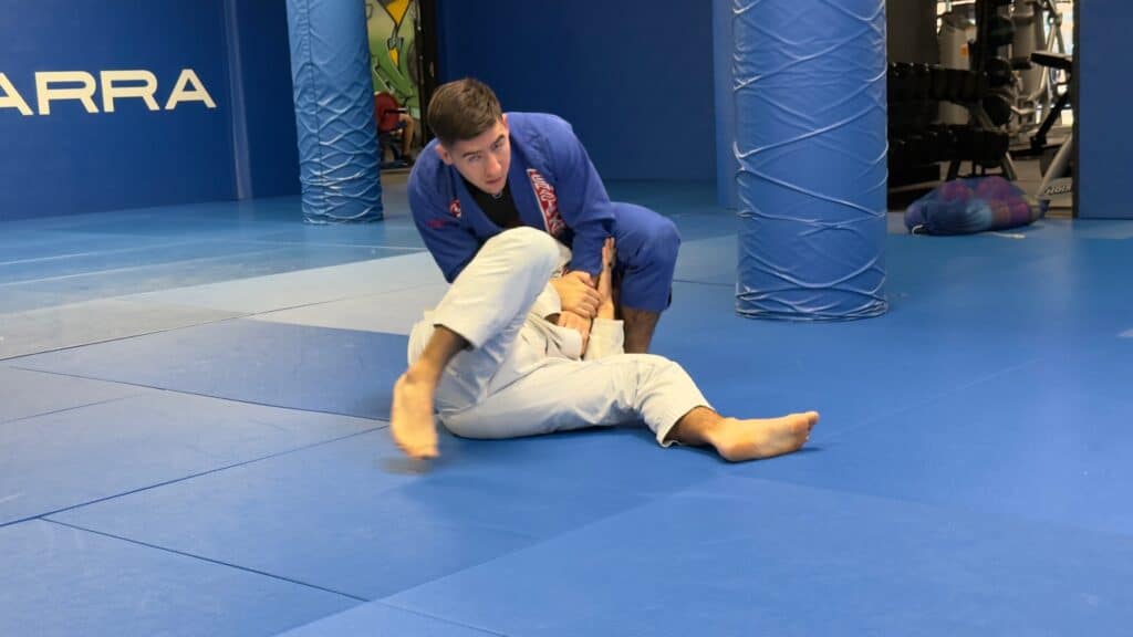 Gracie Barra Anniston students sparring for brazilian jiu-jitsu classes