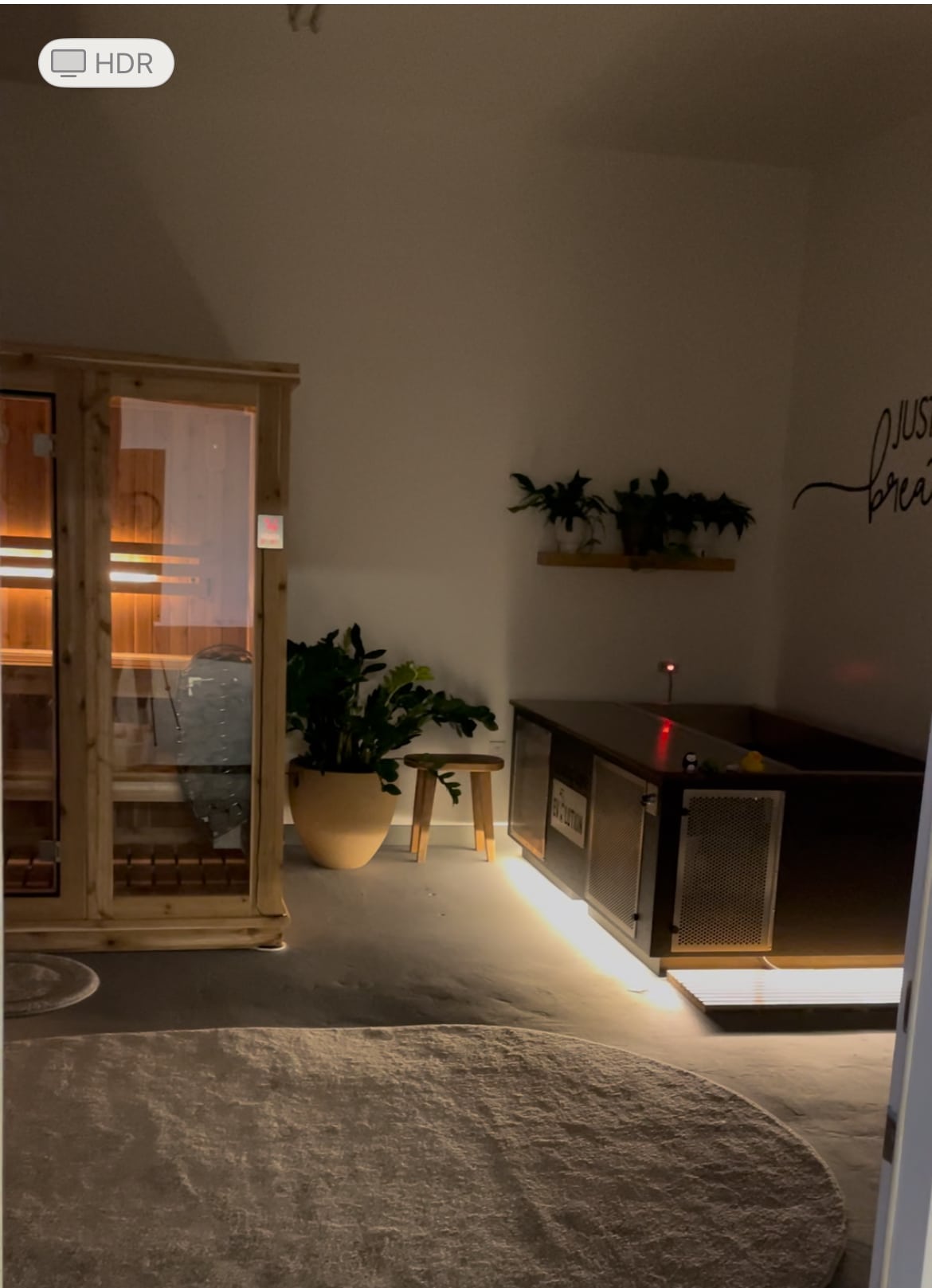 Gracie Barra Anniston recover room cold plunge, sauna,